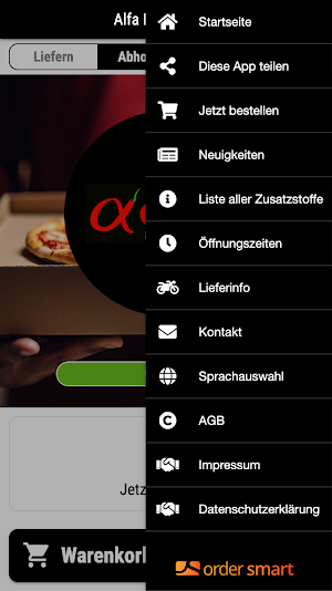 Alfa Pizza Essen Screenshot 2