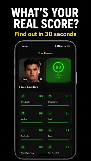 Level Max: AI Face & Looksmax Screenshot 0