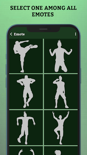All Emotes and free Happymod Dance, Skin Tool Screenshot 0