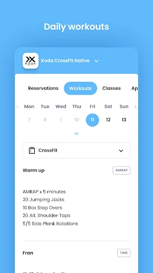 Koda CrossFit Native Screenshot 3