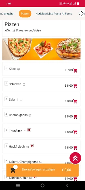 Pizza Milano Service Screenshot 3