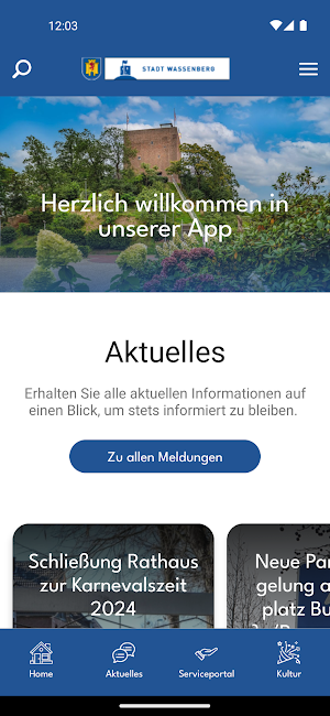 Wassenberg App Screenshot 1