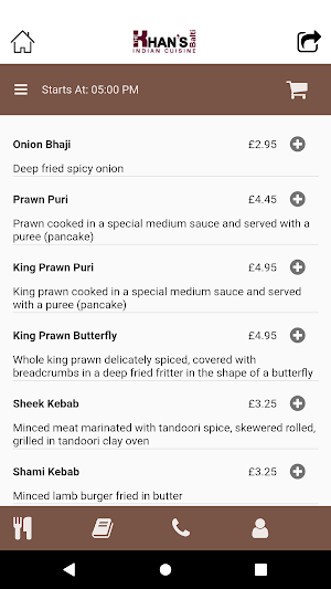 Khan's Balti Screenshot 1