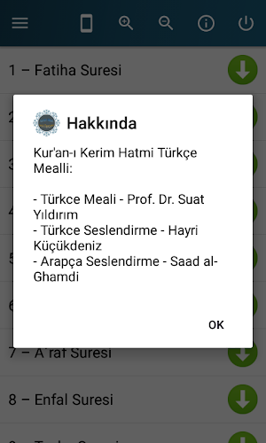 Kuran Meali - Sesli (Audio) Tercüme Screenshot 3