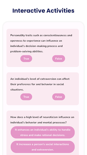 Personality Psychology Screenshot 1