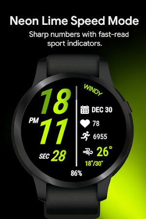 Sport Digital Edge WatchFace Screenshot 1