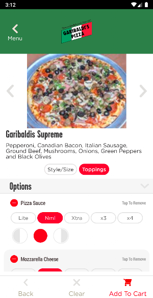 Garibaldi’s Pizza Screenshot 3