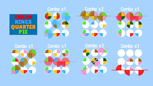 Color Rings Quarter Pie Screenshot 0