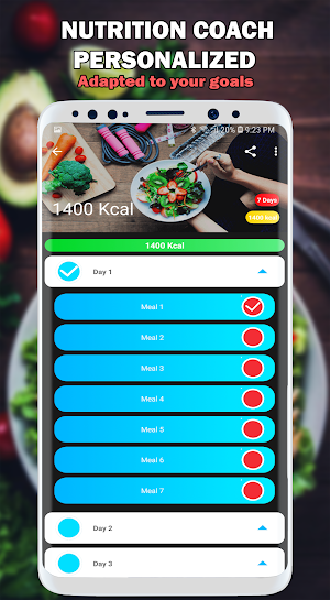 Nutrition and Fitness Coach: Diets and Recipes Pro Screenshot 2
