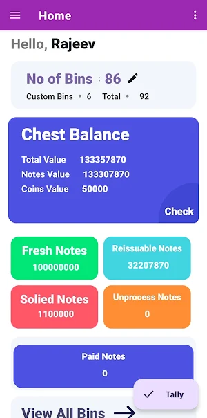 Currency Chest Management Screenshot 0