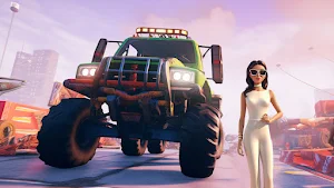 Monster Truck Stunt Game Screenshot 1