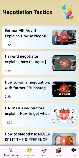 Mastering Negotiation Skills Screenshot 3