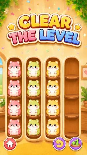 Hamster Sort Puz: Color Piles Screenshot 3