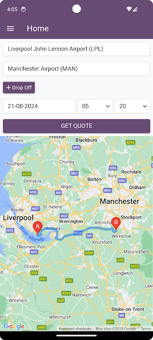 Liverpool Airport Trips Screenshot 0