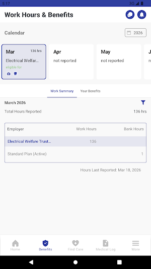 EWTF My Benefits Center Screenshot 3