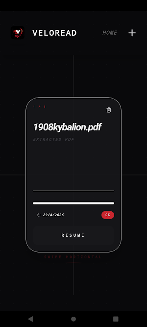 Veloread RSVP Screenshot 1