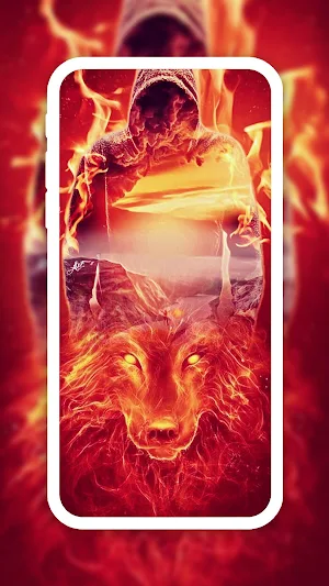 Howling Werewolf Wallpaper Screenshot 2