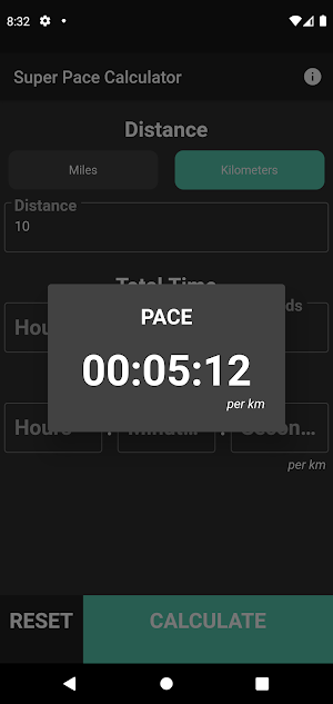Super Pace Calculator! Screenshot 0