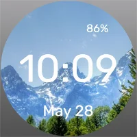 Snowy Hills - Watch Face