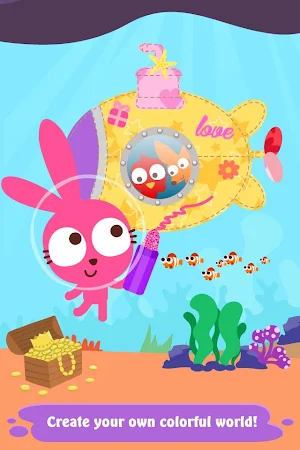 Purple Pink Coloring Fun Screenshot 1