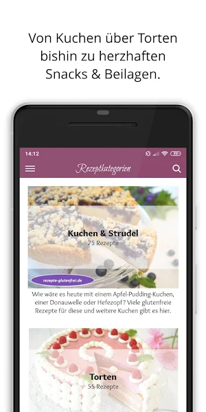 Tanjas glutenfreie Rezepte Screenshot 1