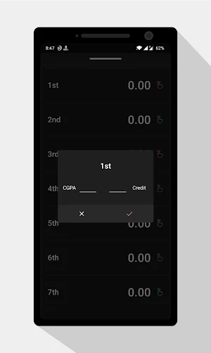 CGPA Calculator Screenshot 2