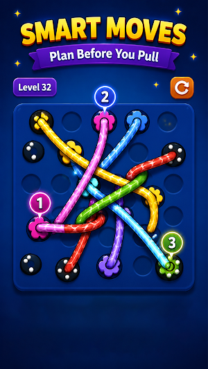 Rope Match - Tangle Puzzle Screenshot 2