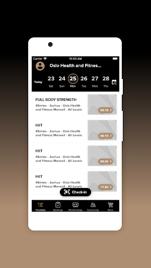 Oslo Health & Fitness Screenshot 1