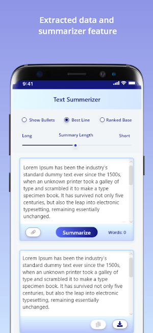Text Summarizer Screenshot 3