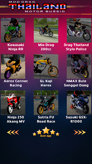 Mod Drag Thailand Motor Bussid Screenshot 3