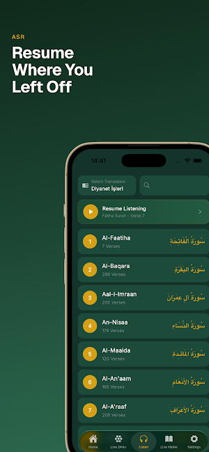Asr - Live Dhikr & Adhan Time Screenshot 2
