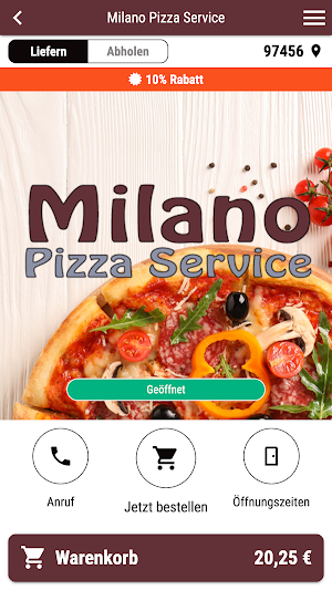 Milano Pizza Service Screenshot 0