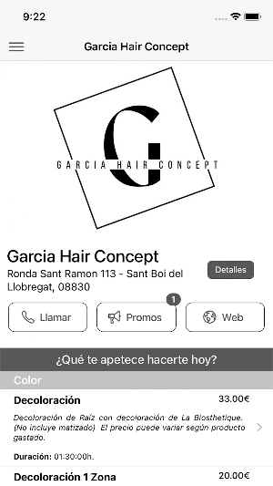 Garcia Hair Concept Screenshot 0