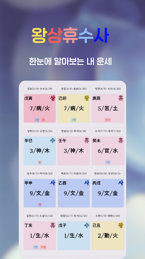 하늘점 - 무료운세, 오늘의운세, 사주풀이, 궁합 Screenshot 2