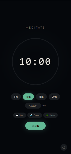 Meditation Timer - Stillness Screenshot 1