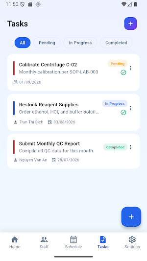 Lab Technician Manager Screenshot 3