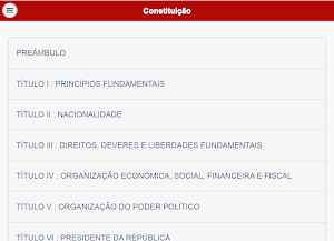 Constituição da República de Moçambique Screenshot 2
