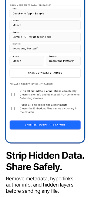 DocuDone: PDF Editor & Scanner Screenshot 3