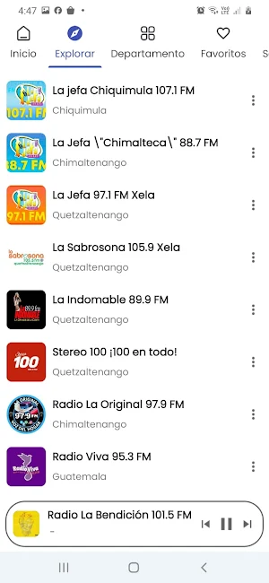 Chapín Radios Guatemala Screenshot 3