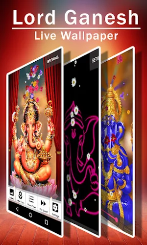 Animated Ganesh Live Wallpaper Screenshot 2