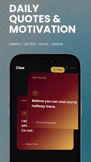 Citas – Quotes & Motivation Screenshot 0