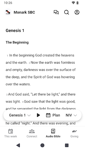 Monark Baptist Church Screenshot 2