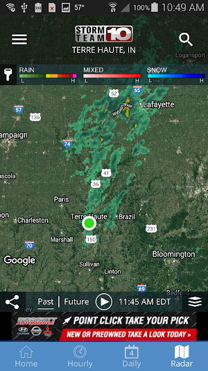 Storm Team 10 - WTHI Weather Screenshot 2