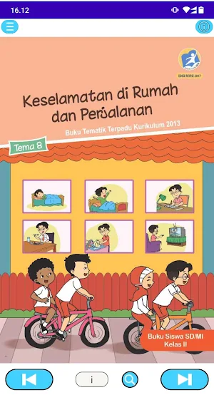 Kelas 2 Tema 8 Keselamatan di Rumah dan Perjalanan Screenshot 0