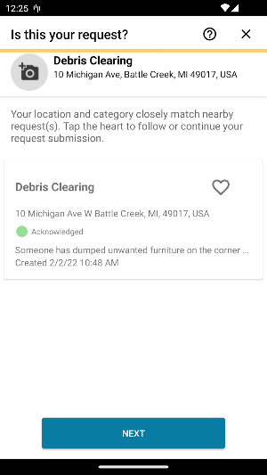 Battle Creek MI 311 Screenshot 3