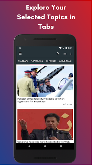 Qaasid - The Pakistan News App Screenshot 2