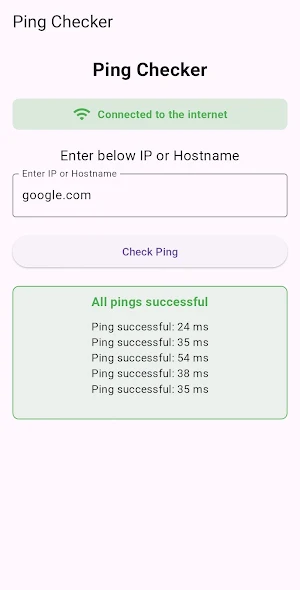 Ping - Network Tester Screenshot 1