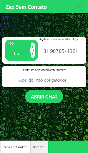 Zap Sem Contato Screenshot 0