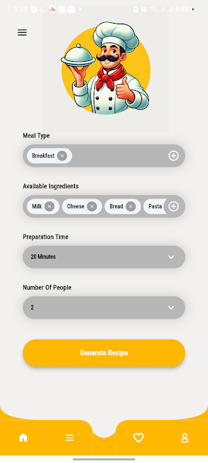 Smart Recipe - AI Chef Screenshot 0