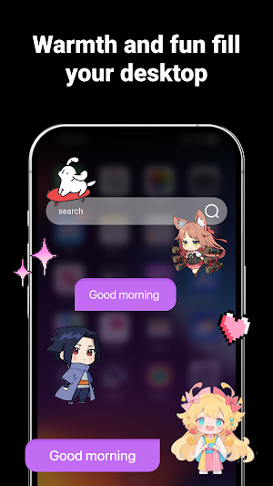 Shimeji Party: Screen Pets Screenshot 0